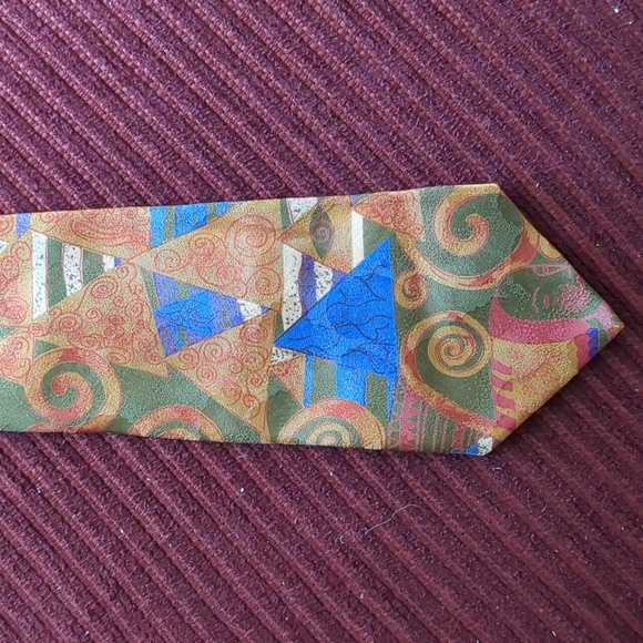 Belle Arti Christmas Silk Tie - Picture 1 of 5